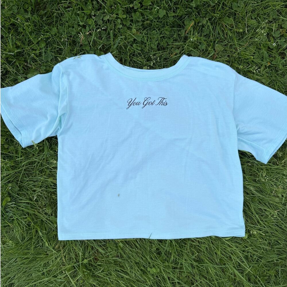 All in Motion Girls Blue “You Got This” Graphic T-Shirt Athletic (SZ S 6/7)